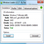 Активатор Windows 7 Loader